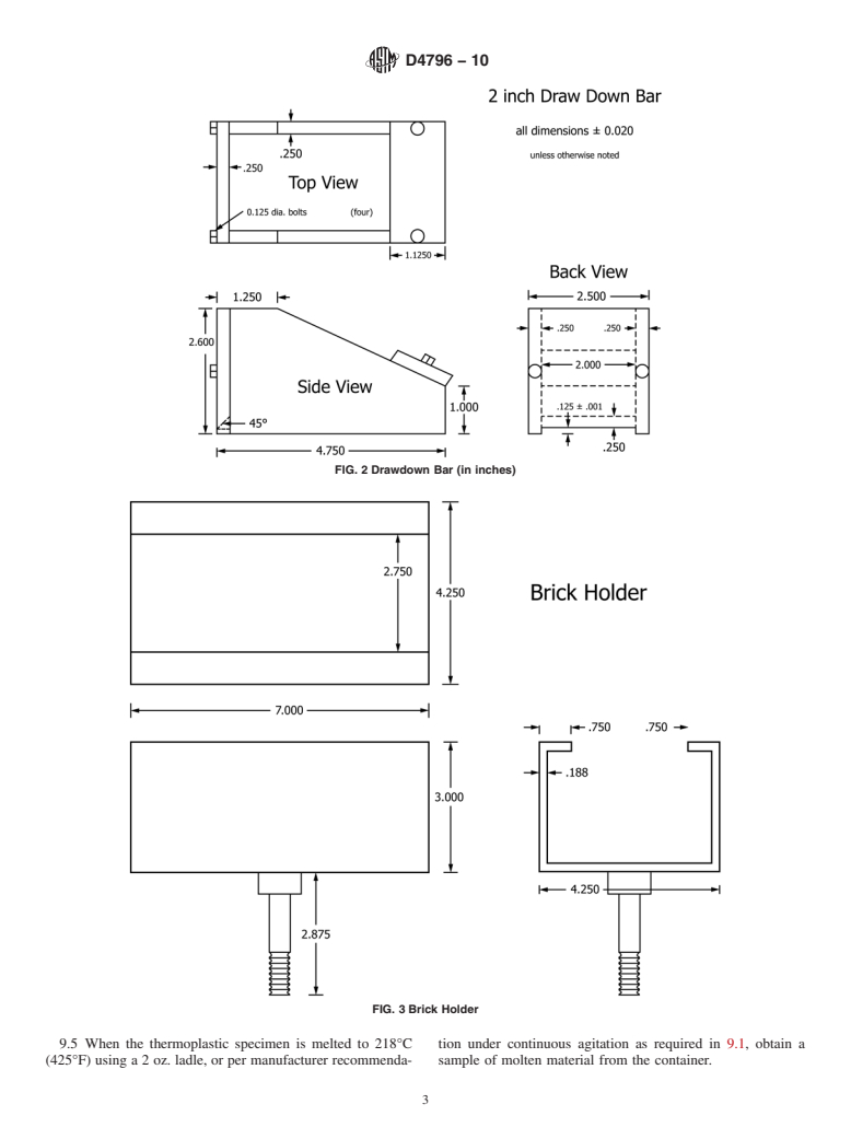 ASTM D4796-10 - Standard Test Method for Bond Strength of Thermoplastic Traffic Marking Materials