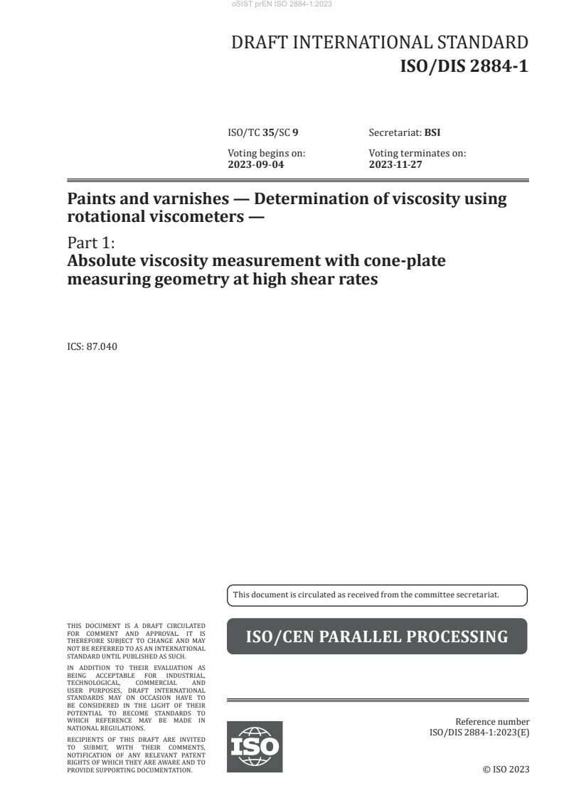 prEN ISO 2884-1:2023