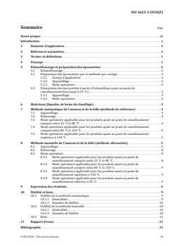 ISO 4625-1:2020 ISO 4625-1:2020 - Liants pour peintures et vernis — Détermination du point de ramollissement — Partie 1: Méthode de l'anneau et de la bille
Released:7/7/2020 - Page 3 preview