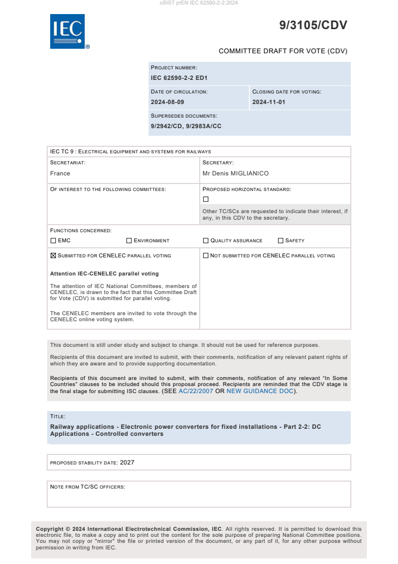 prEN IEC 62590-2-2:2024 - BARVE