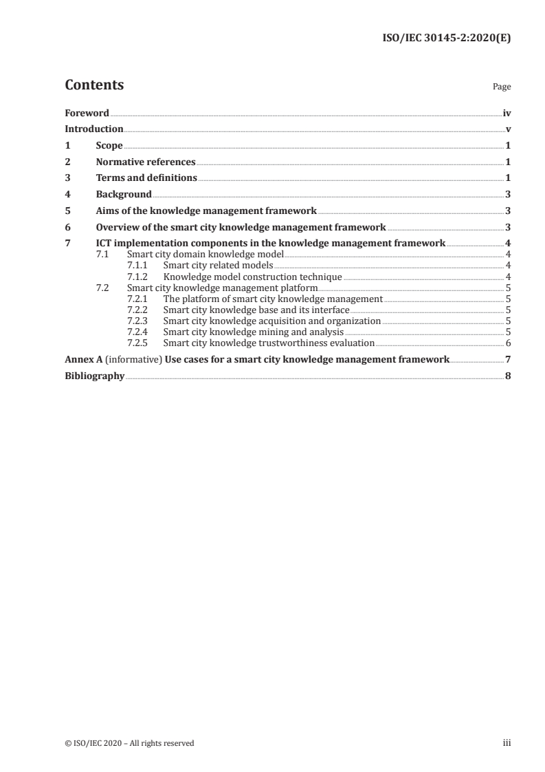 ISO/IEC 30145-2:2020 ISO/IEC 30145-2:2020 - Information technology — Smart City ICT reference framework — Part 2: Smart city knowledge management framework
Released:10/28/2020