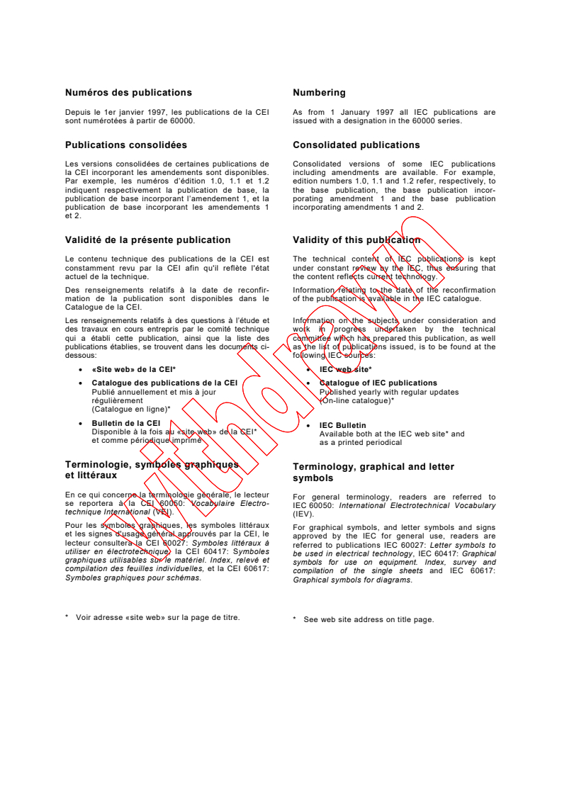 IEC 60068-2-47:1999 IEC 60068-2-47:1999 - Environmental testing - Part 2-47: Test methods - Mounting of components, equipment and other articles for vibration, impact and similar dynamic tests
Released:10/29/1999
Isbn:2831849357 - Page 2 preview