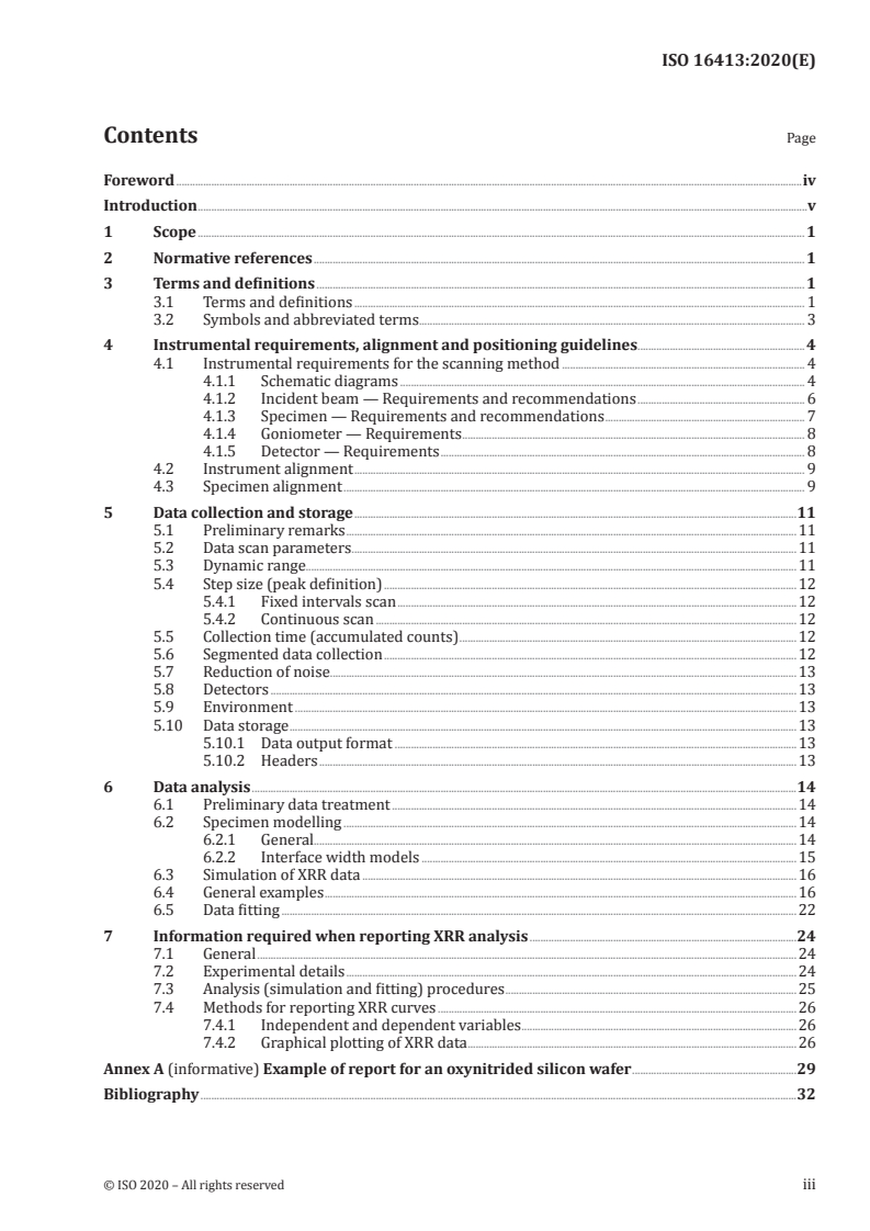 ISO 16413:2020 ISO 16413:2020 - Evaluation of thickness, density and interface width of thin films by X-ray reflectometry — Instrumental requirements, alignment and positioning, data collection, data analysis and reporting
Released:8/14/2020