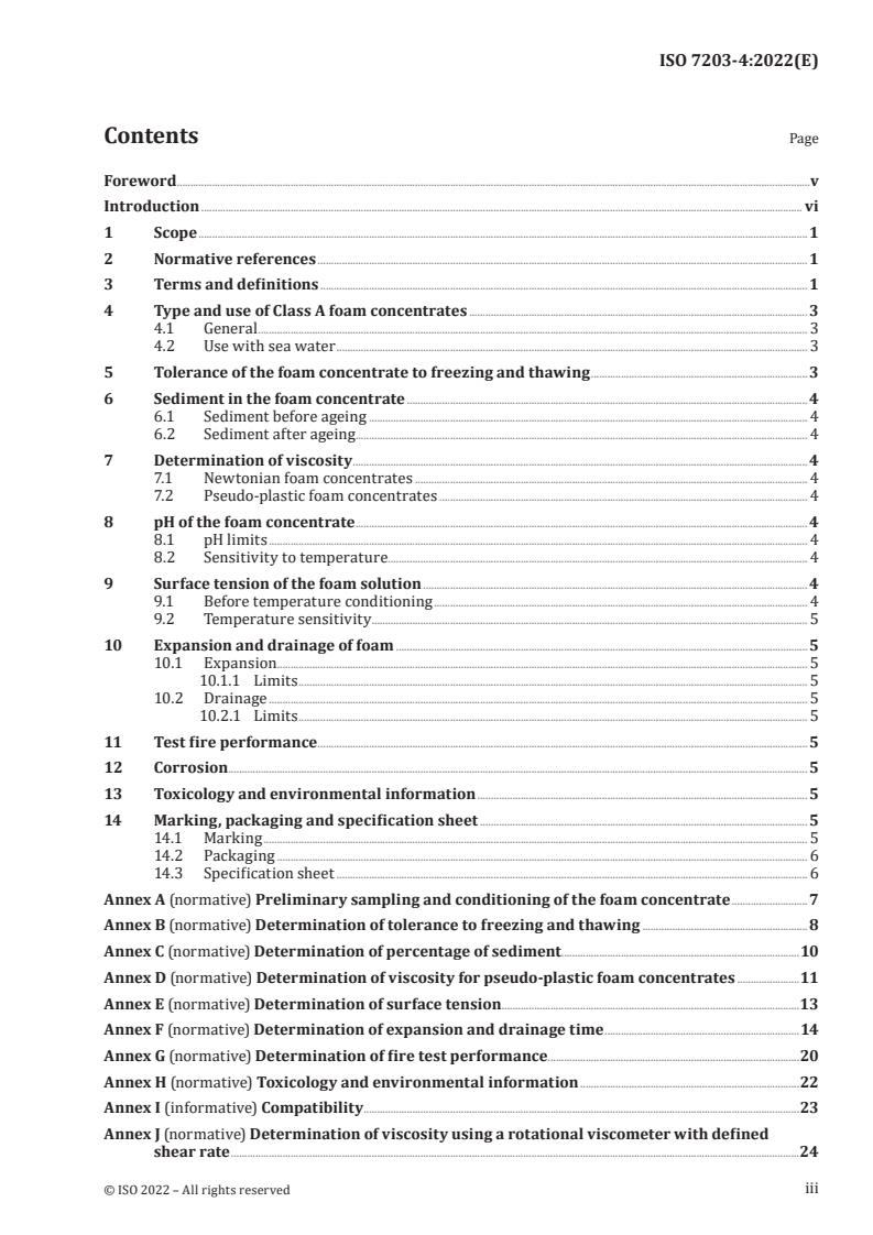 ISO 7203-4:2022 - Fire extinguishing media — Foam concentrates — Part 4: Specification for Class A foam concentrates for application on Class A fires
Released:3/10/2022