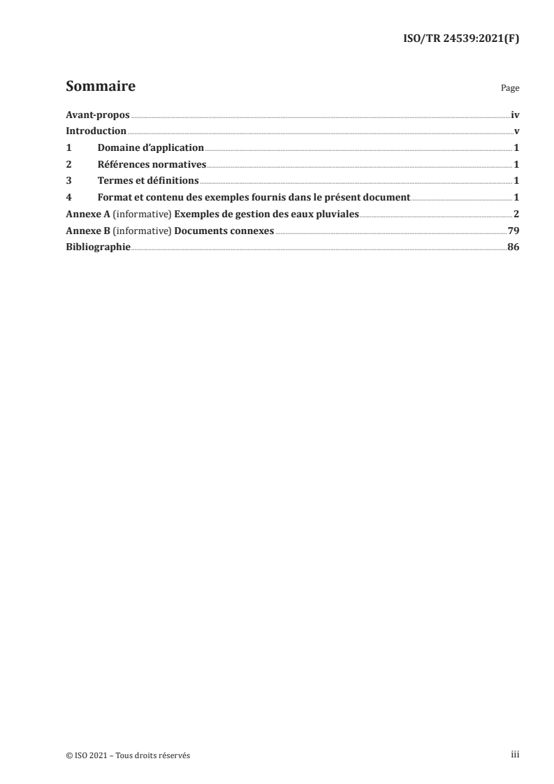 ISO/TR 24539:2021 - Activités de service relatives aux réseaux d’alimentation en eau potable, aux réseaux d’assainissement et aux réseaux de gestion des eaux pluviales — Exemples de bonnes pratiques en matière de gestion des eaux pluviales
Released:10/18/2021
