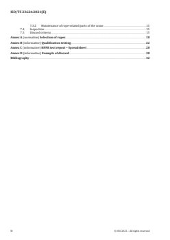 ISO/TS 23624:2021 - Cranes — Safe use of high-performance fibre ropes in crane applications
Released:5/24/2021 - Page 4 preview