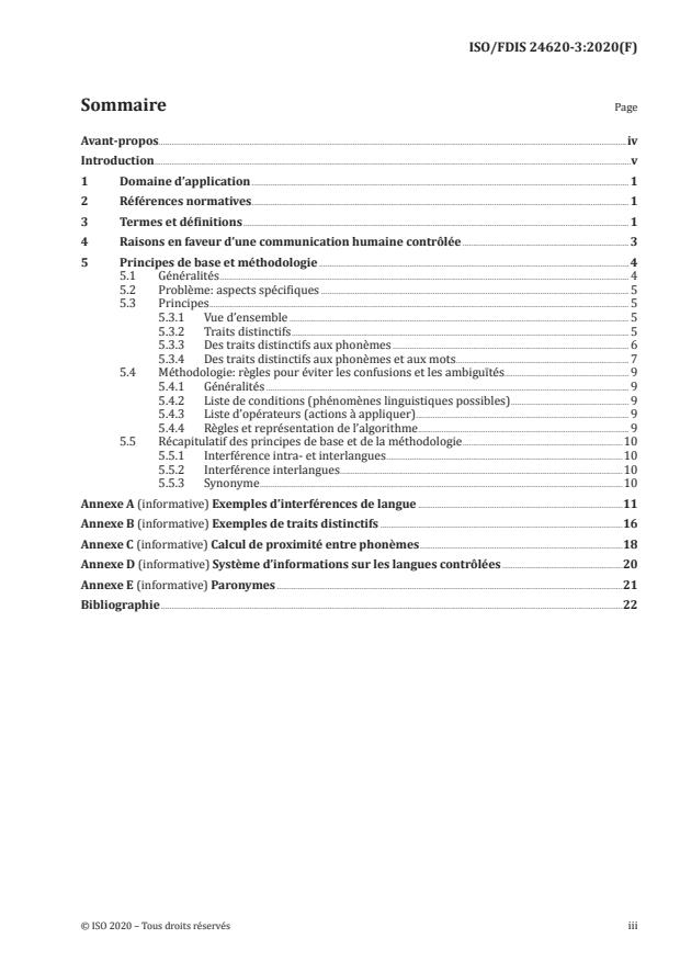ISO/FDIS 24620-3:Version 02-jan-2021 - Gestion des ressources linguistiques -- Communication humaine contrôlée (CHC)