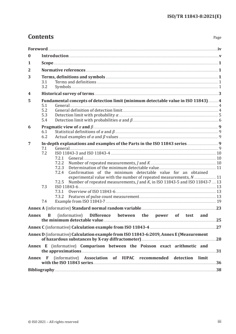 ISO/TR 11843-8:2021 - Capability of detection — Part 8: Guidance for the implementation of the ISO 11843 series
Released:11/22/2021