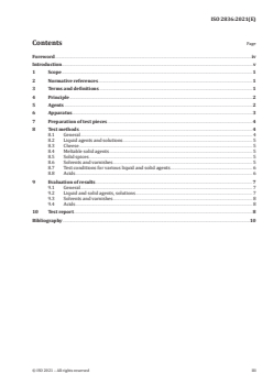 ISO 2836:2021 ISO 2836:2021 - Graphic technology — Prints and printing inks — Assessment of resistance of prints to various agents
Released:5/31/2021 - Page 3 preview