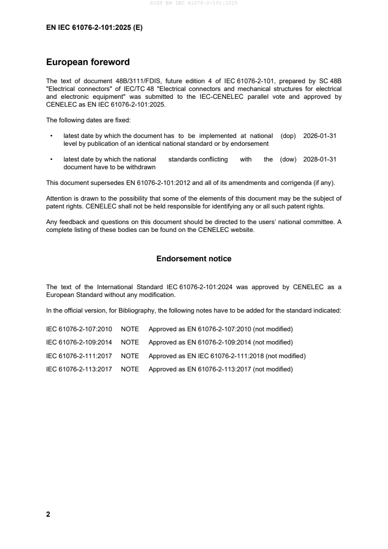 EN IEC 61076-2-101:2025 EN IEC 61076-2-101:2025 - Page 4 preview