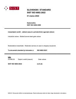 SIST ISO 6002:2022 - Page 1 preview