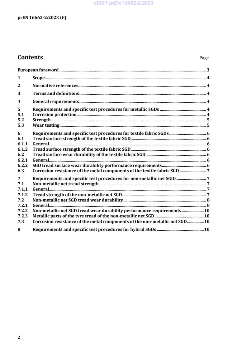 oSIST prEN 16662-2:2023 oSIST prEN 16662-2:2023 - Page 4 preview