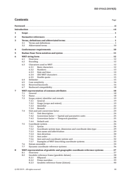ISO 19162:2019 ISO 19162:2019 - Geographic information — Well-known text representation of coordinate reference systems
Released:7/11/2019 - Page 3 preview