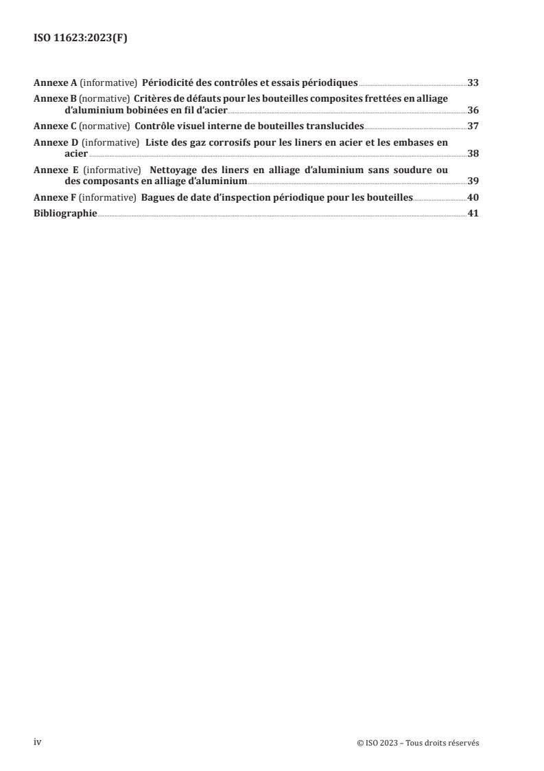 ISO 11623:2023 ISO 11623:2023 - Bouteilles à gaz — Bouteilles et tubes composites — Contrôles et essais périodiques
Released:13. 07. 2023 - Page 4 preview