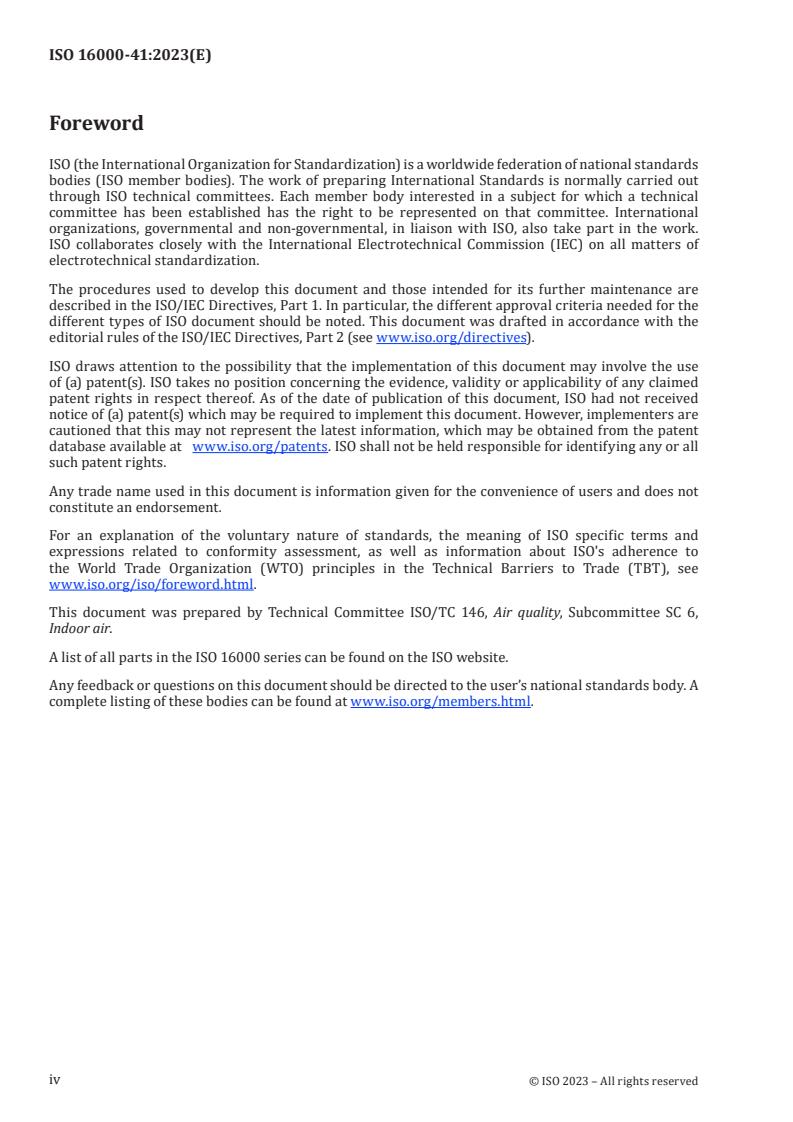 ISO 16000-41:2023 ISO 16000-41:2023 - Indoor air — Part 41: Assessment and classification
Released:4. 08. 2023 - Page 4 preview