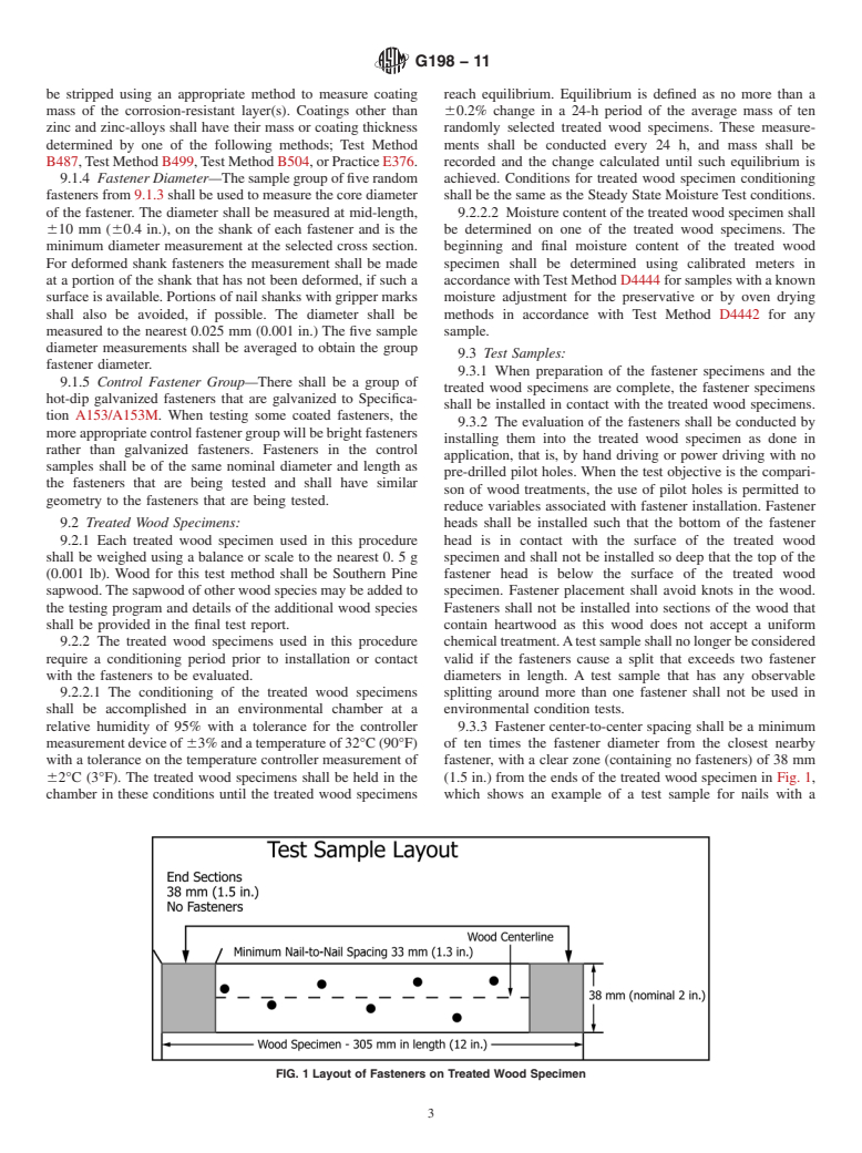 ASTM G198-11 - Standard Test Method for Determining the Relative Corrosion Performance of Driven Fasteners in Contact with Treated Wood