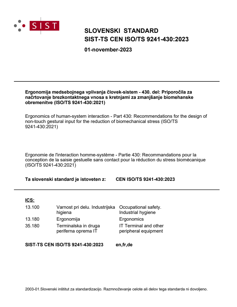 TS CEN ISO/TS 9241-430:2023