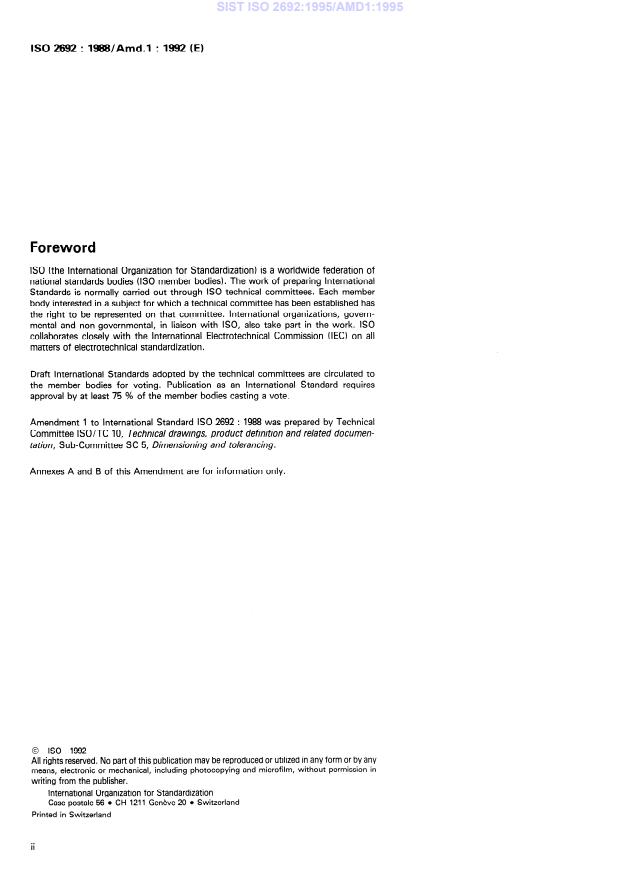 ISO 2692:1988/Amd 1:1992 ISO 2692:1995/AMD1:1995 - Page 4 preview