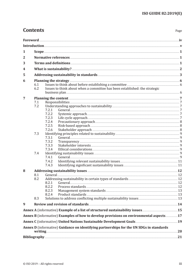 ISO Guide 82:2019 - Guidelines for addressing sustainability in standards
Released:11/19/2019