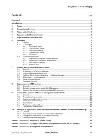 ISO/PRF TR 9241-810 - Ergonomics of human-system interaction