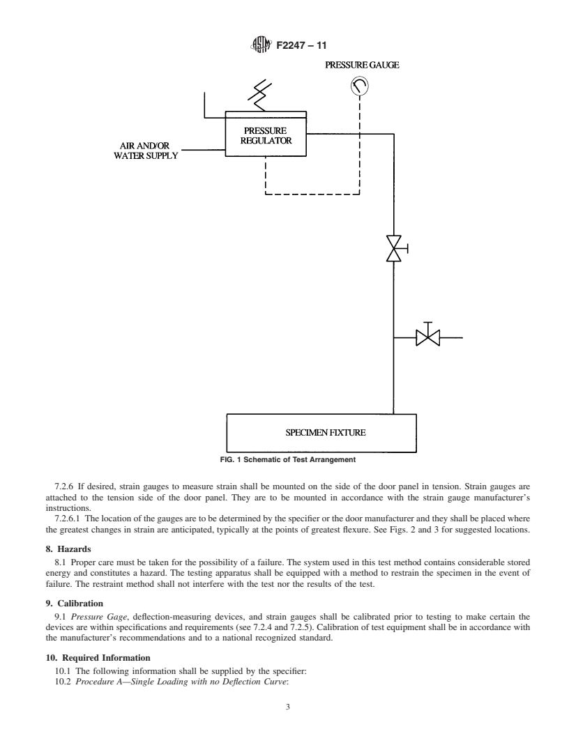 REDLINE ASTM F2247-11 - Standard Test Method for Metal Doors Used in Blast Resistant Applications (Equivalent Static Load Method)