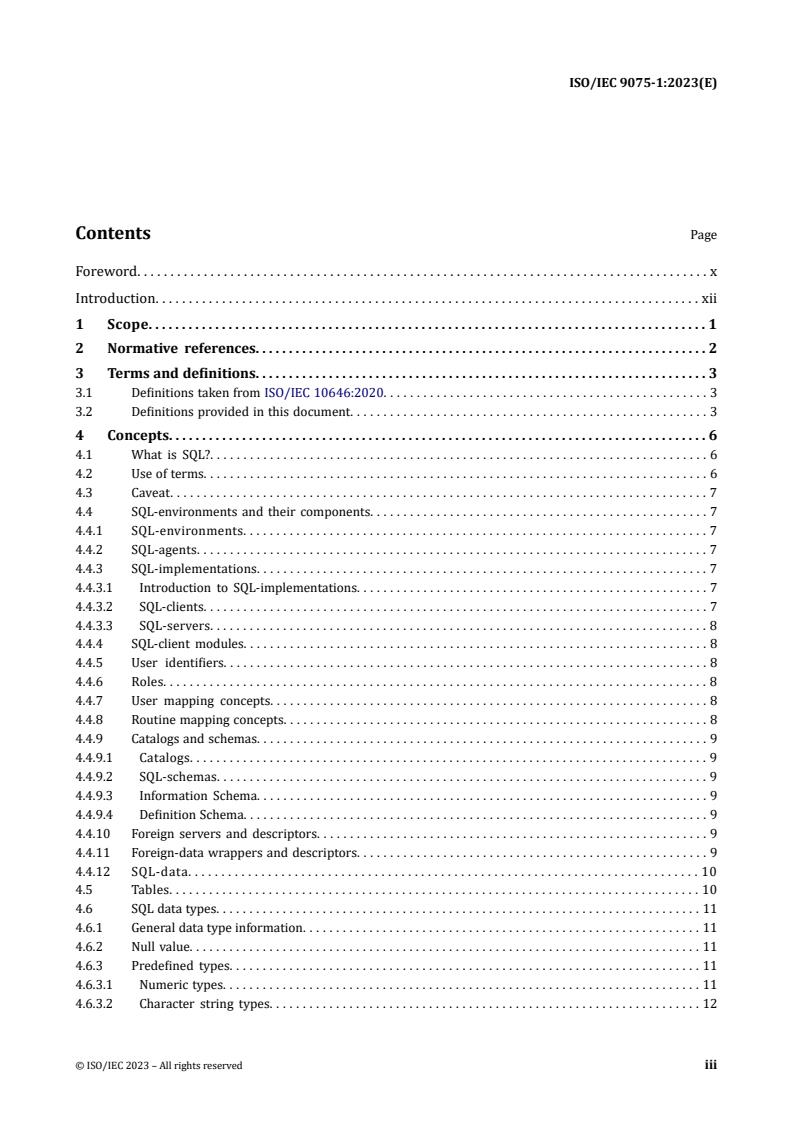 ISO/IEC 9075-1:2023 - Information technology — Database languages SQL — Part 1: Framework (SQL/Framework)
Released:1. 06. 2023