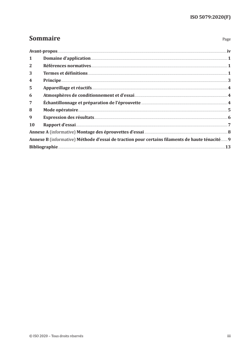 ISO 5079:2020 ISO 5079:2020 - Fibres textiles — Détermination de la force de rupture et de l'allongement de rupture des fibres individuelles
Released:10/14/2020
