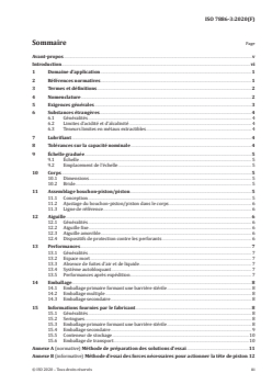 ISO 7886-3:2020 ISO 7886-3:2020 - Seringues hypodermiques stériles, non réutilisables — Partie 3: Seringues autobloquantes pour vaccination à dose fixe
Released:5/5/2020 - Page 3 preview