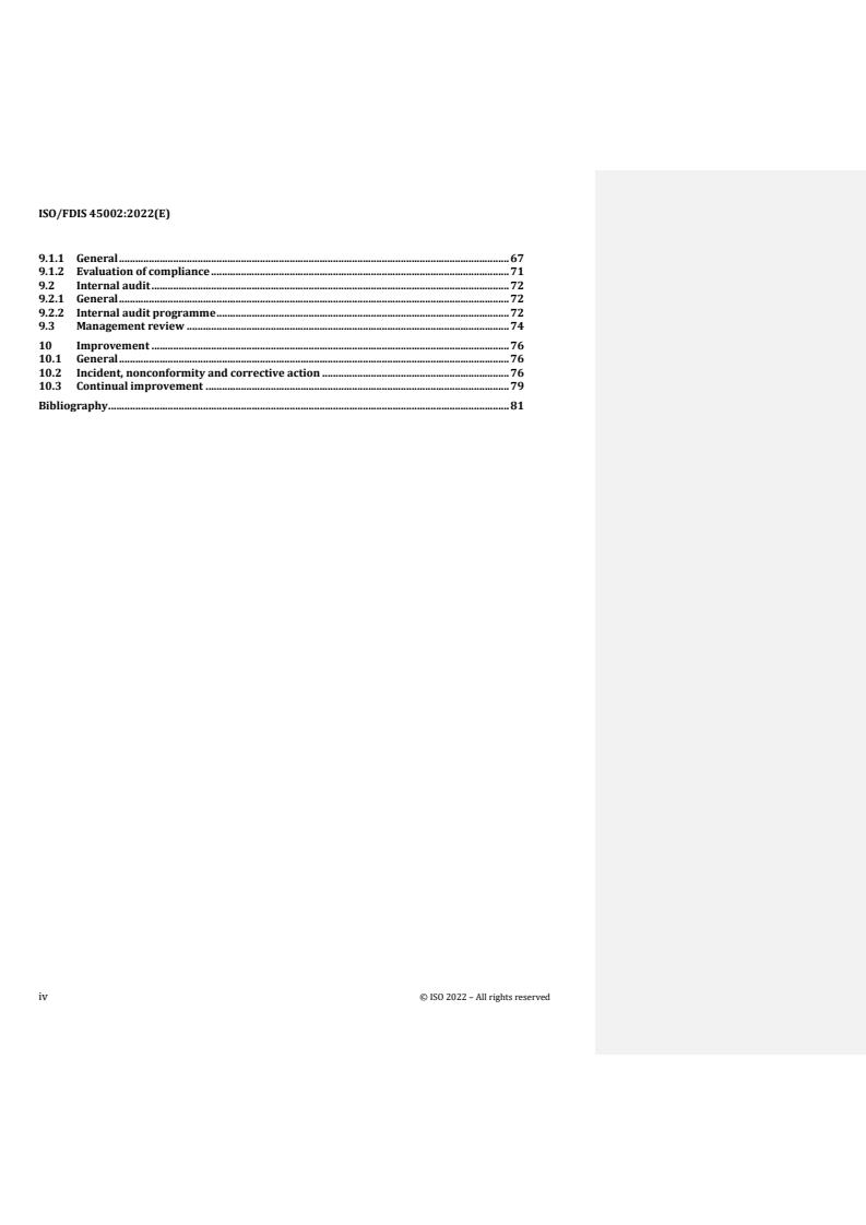 SIST ISO 45002:2023 REDLINE ISO 45002:2023 - Occupational health and safety management systems — General guidelines for the implementation of ISO 45001:2018
Released:10/14/2022 - Page 4 preview