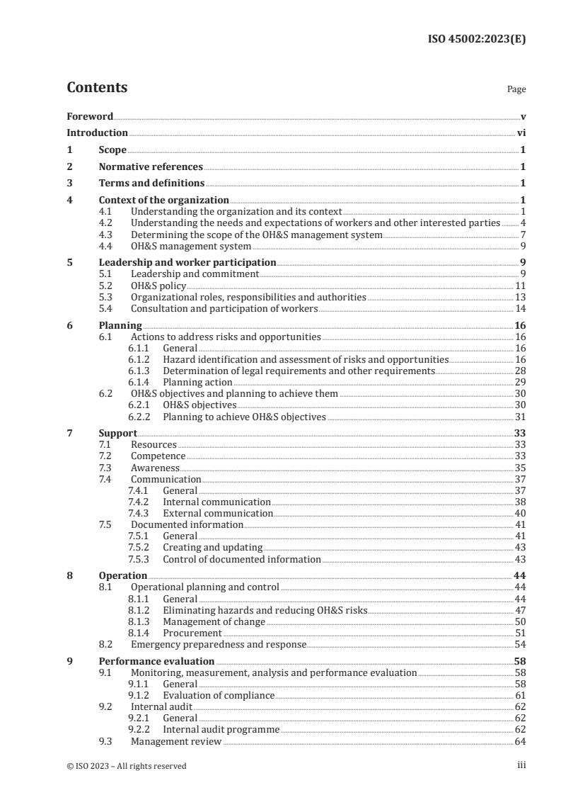 ISO 45002:2023 - Occupational health and safety management systems — General guidelines for the implementation of ISO 45001:2018
Released:2/13/2023