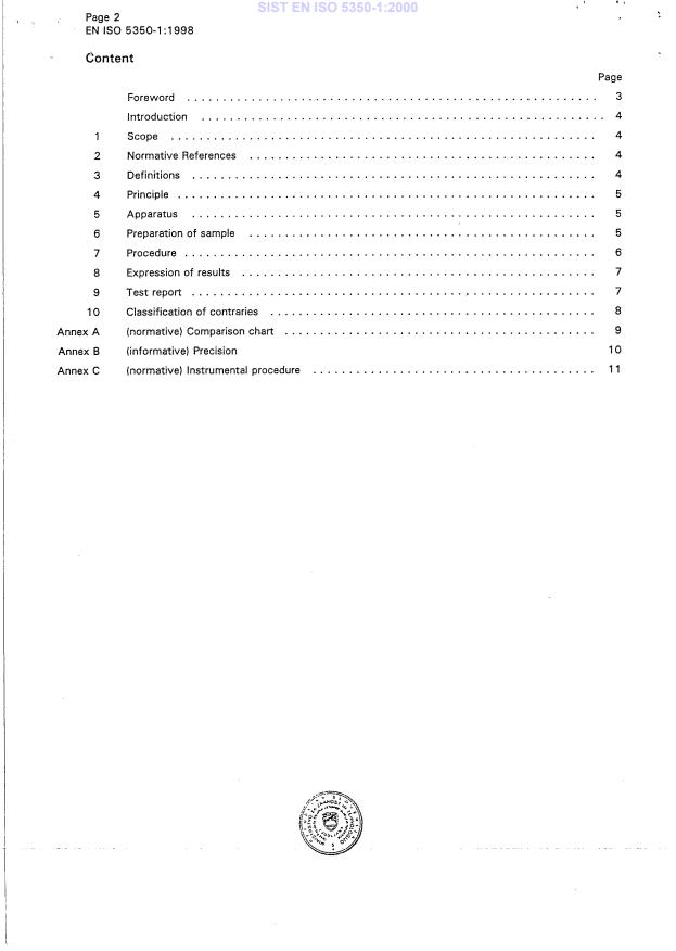 EN ISO 5350-1:1998 EN ISO 5350-1:2000 - Page 4 preview