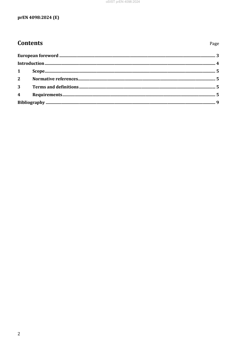 EN 4098:2026 prEN 4098:2024 - Page 4 preview