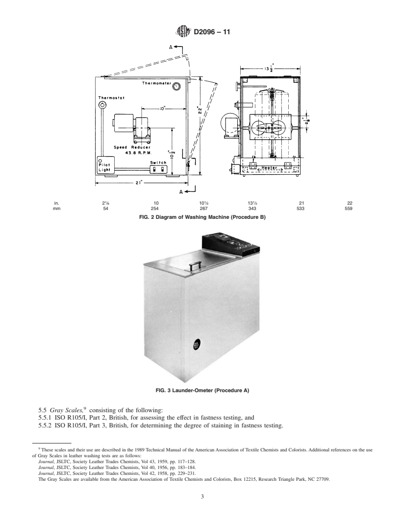 REDLINE ASTM D2096-11 - Standard Test Method for Colorfastness and Transfer of Color in the Washing of Leather