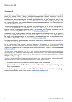 ISO 4120:2021 - Sensory analysis — Methodology — Triangle test
Released:3/3/2021 - Page 4 preview