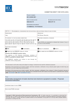 FprEN IEC 63395:2025 prEN IEC 63395:2024 - BARVE - Page 3 preview