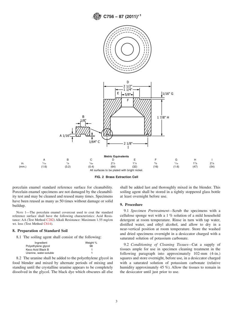 ASTM C756-87(2011)e1 - Standard Test Method for Cleanability of Surface Finishes