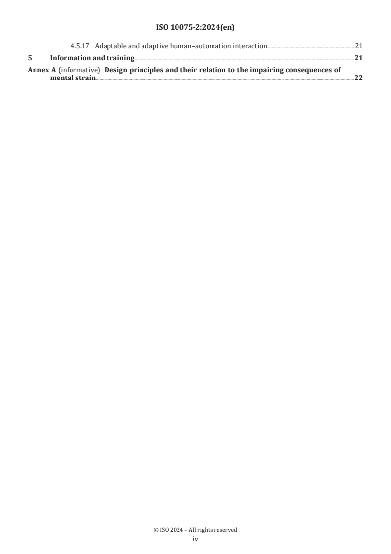 ISO 10075-2:2024 ISO 10075-2:2024 - Ergonomic principles related to mental workload — Part 2: Design principles
Released:10. 07. 2024 - Page 4 preview