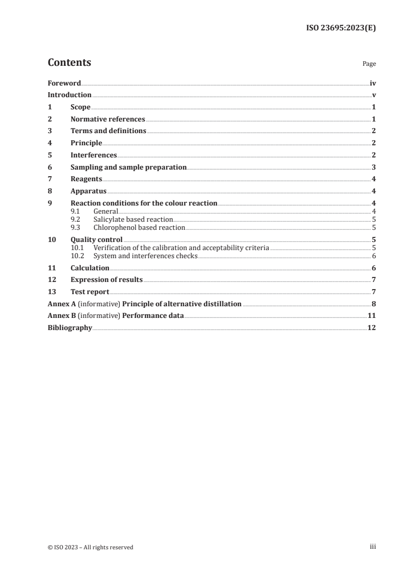 ISO 23695:2023 ISO 23695:2023 - Water quality — Determination of ammonium nitrogen in water — Small-scale sealed tube method
Released:2/2/2023