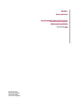 ISO 23695:2023 REDLINE ISO 23695:2023 - Water quality — Determination of ammonium nitrogen in water — Small-scale sealed tube method
Released:9/27/2022 - Page 1 preview