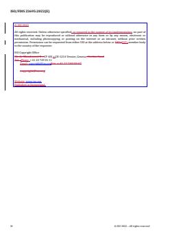 ISO 23695:2023 REDLINE ISO 23695:2023 - Water quality — Determination of ammonium nitrogen in water — Small-scale sealed tube method
Released:9/27/2022 - Page 4 preview