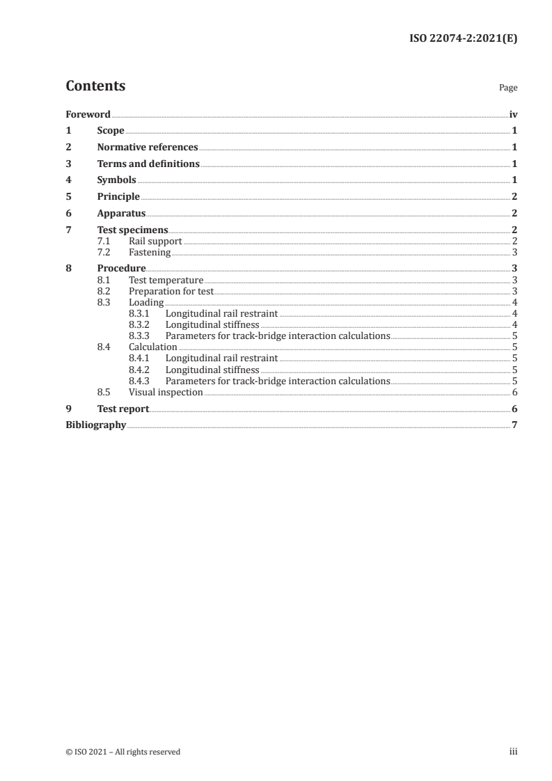 ISO 22074-2:2021 - Railway infrastructure — Rail fastening systems — Part 2: Test method for longitudinal rail restraint
Released:3/15/2021