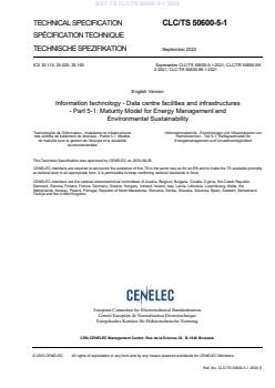 SIST-TS CLC/TS 50600-5-1:2023 SIST-TS CLC/TS 50600-5-1:2023 - BARVE - Page 3 preview