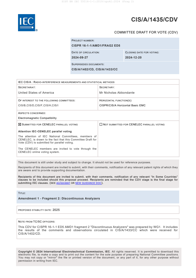 EN IEC 55016-1-1:2019/oprA1:2024 (Frag 2)