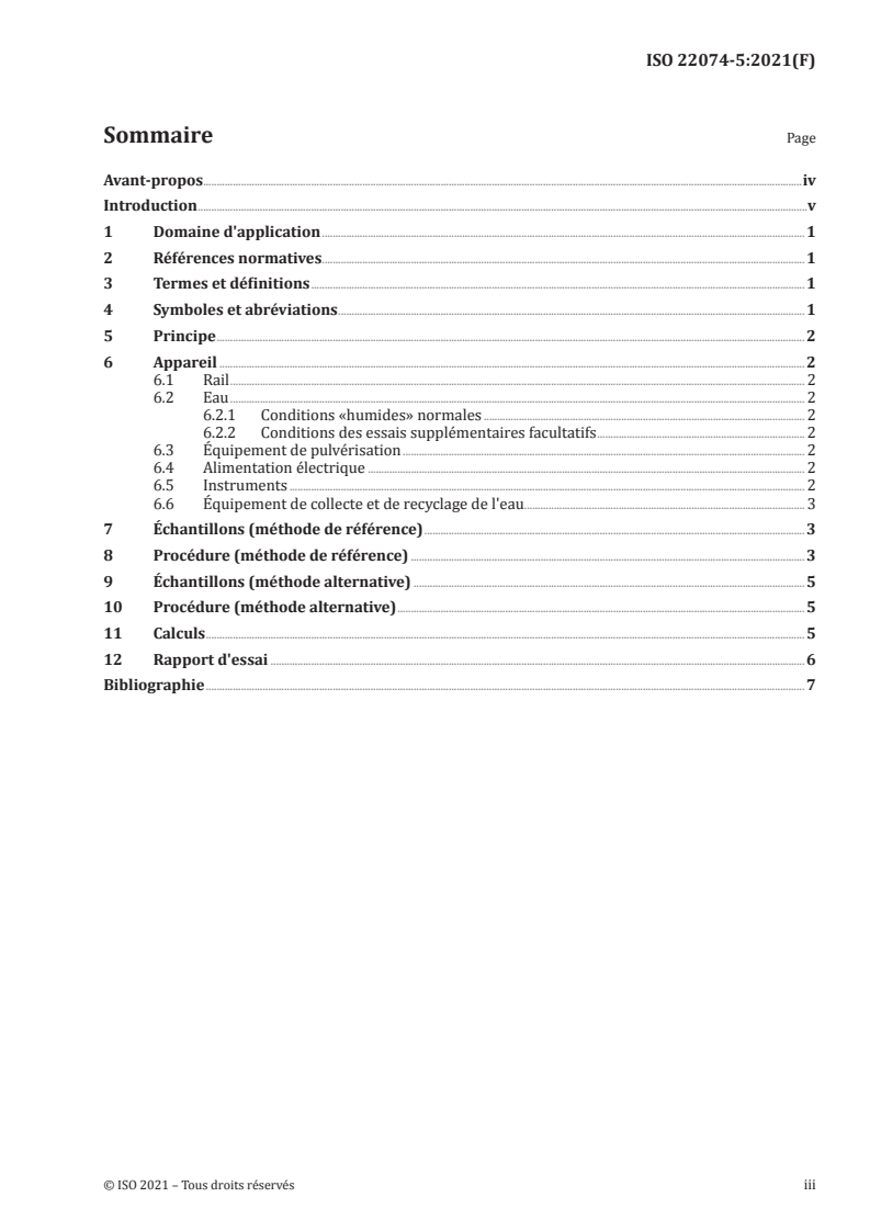 ISO 22074-5:2021 - Infrastructure ferroviaire — Systèmes de fixation du rail — Partie 5: Méthode d'essai pour la détermination de résistance électrique
Released:5/26/2021