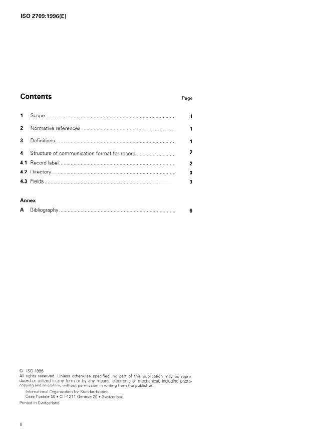 ISO 2709:1996 ISO 2709:2005 - Page 4 preview