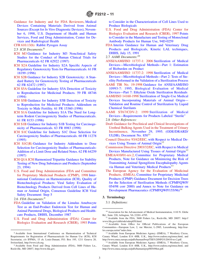 ASTM F2212-11 - Standard Guide for Characterization of Type I Collagen as Starting Material for Surgical Implants and Substrates for Tissue Engineered Medical Products (TEMPs)