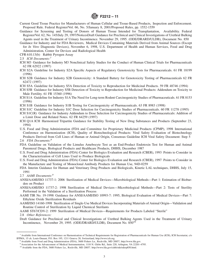 REDLINE ASTM F2212-11 - Standard Guide for Characterization of Type I Collagen as Starting Material for Surgical Implants and Substrates for Tissue Engineered Medical Products (TEMPs)