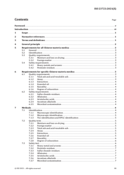 ISO 23723:2021 - Traditional Chinese medicine — General requirements for herbal raw material and materia medica
Released:8/18/2021 - Page 3 preview