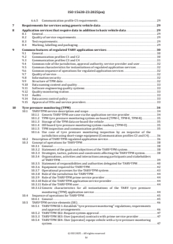 ISO 15638-23:2025 - Intelligent transport systems — Framework for collaborative telematics applications for regulated commercial freight vehicles (TARV) — Part 23: Tyre pressure monitoring (TPM)
Released:25. 04. 2025 - Page 4 preview