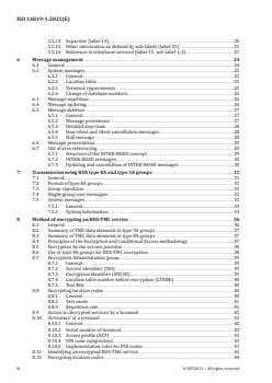 ISO 14819-1:2021 ISO 14819-1:2021 - Intelligent transport systems — Traffic and travel information messages via traffic message coding — Part 1: Coding protocol for Radio Data System-Traffic Message Channel (RDS-TMC) using ALERT-C
Released:3/5/2021 - Page 4 preview